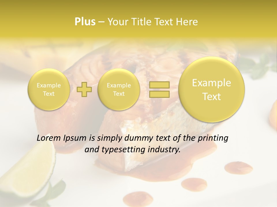 Plate Dish Restaurant PowerPoint Template