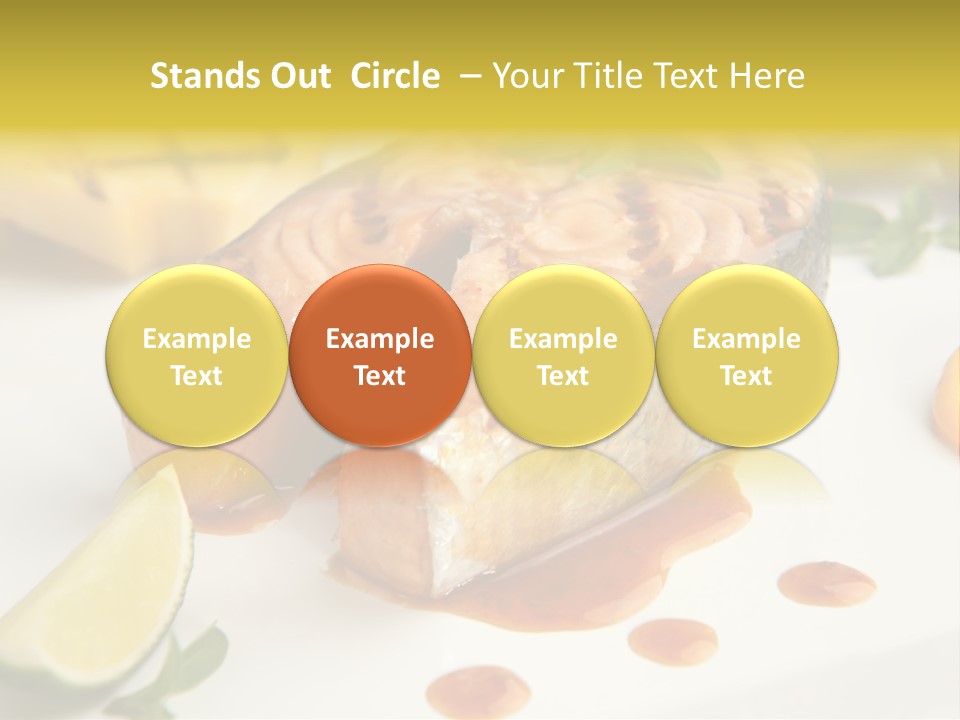 Plate Dish Restaurant PowerPoint Template