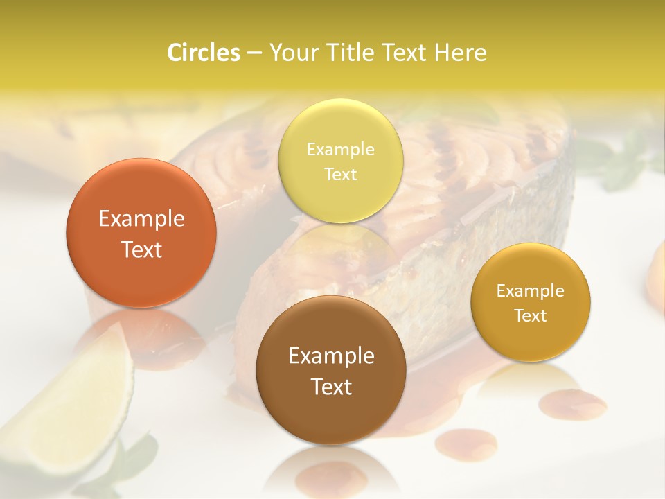 Plate Dish Restaurant PowerPoint Template