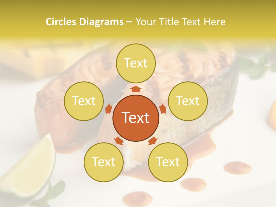 Plate Dish Restaurant PowerPoint Template