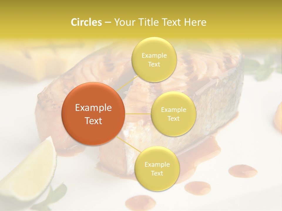 Plate Dish Restaurant PowerPoint Template