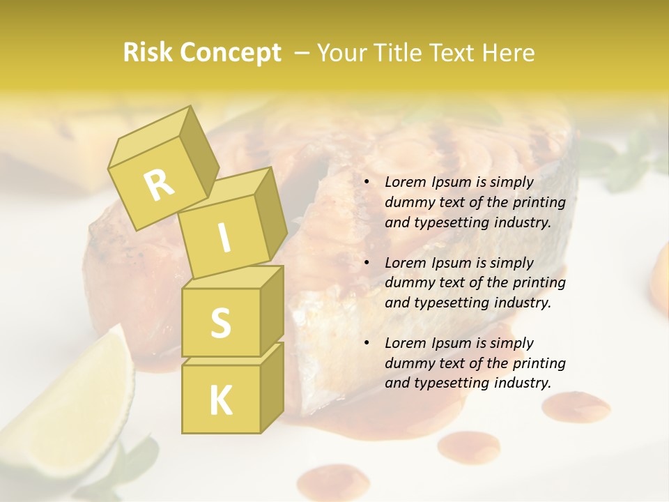 Plate Dish Restaurant PowerPoint Template