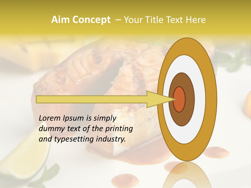 Plate Dish Restaurant PowerPoint Template
