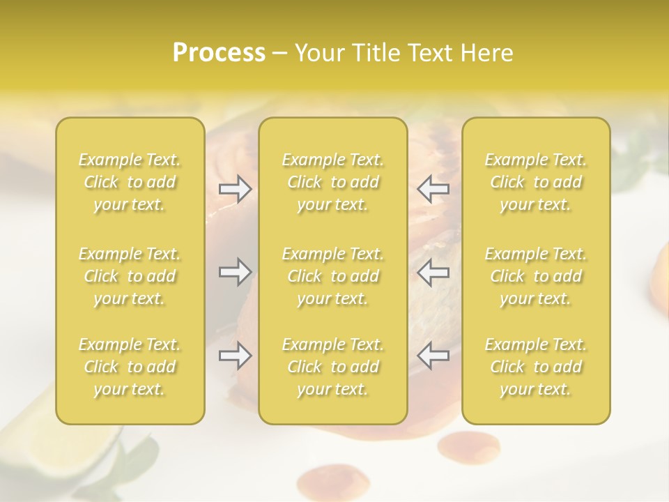 Plate Dish Restaurant PowerPoint Template