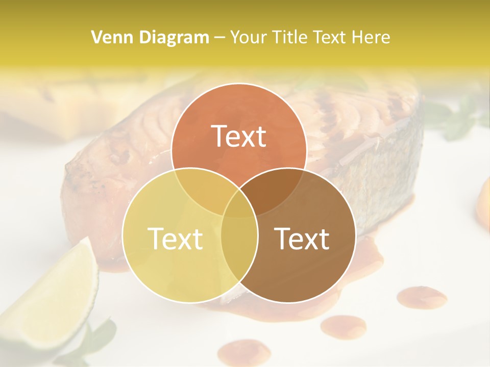 Plate Dish Restaurant PowerPoint Template