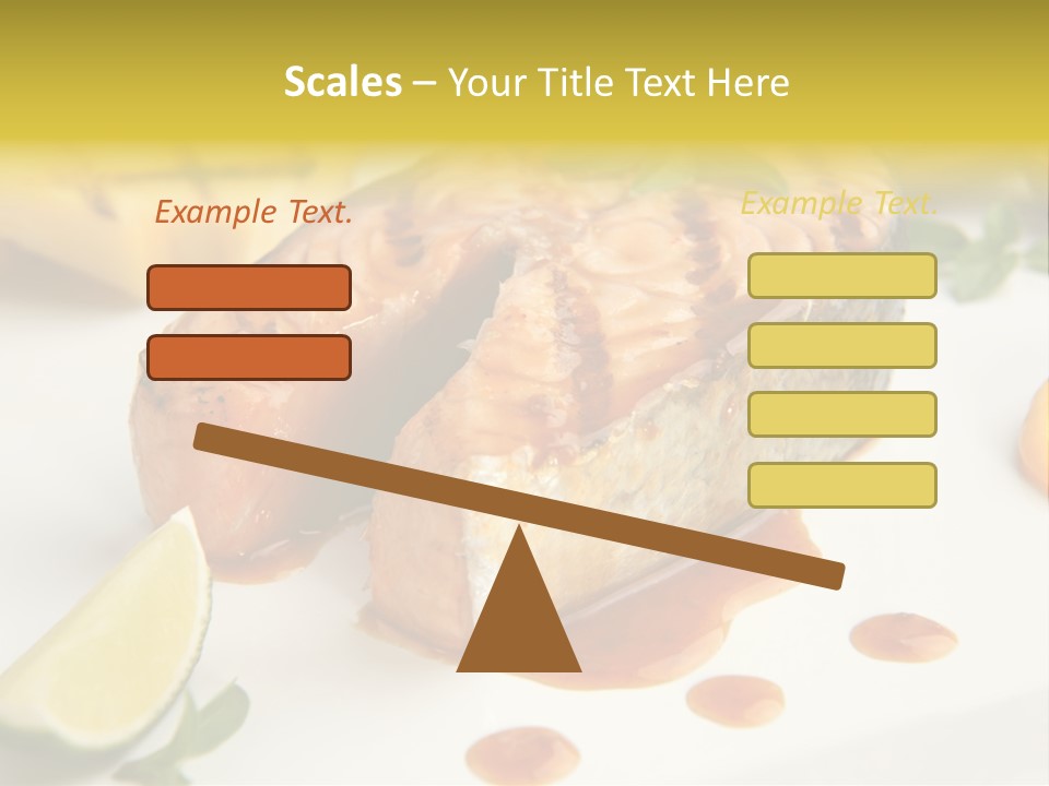 Plate Dish Restaurant PowerPoint Template