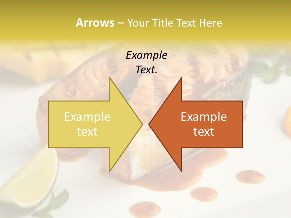 Plate Dish Restaurant PowerPoint Template