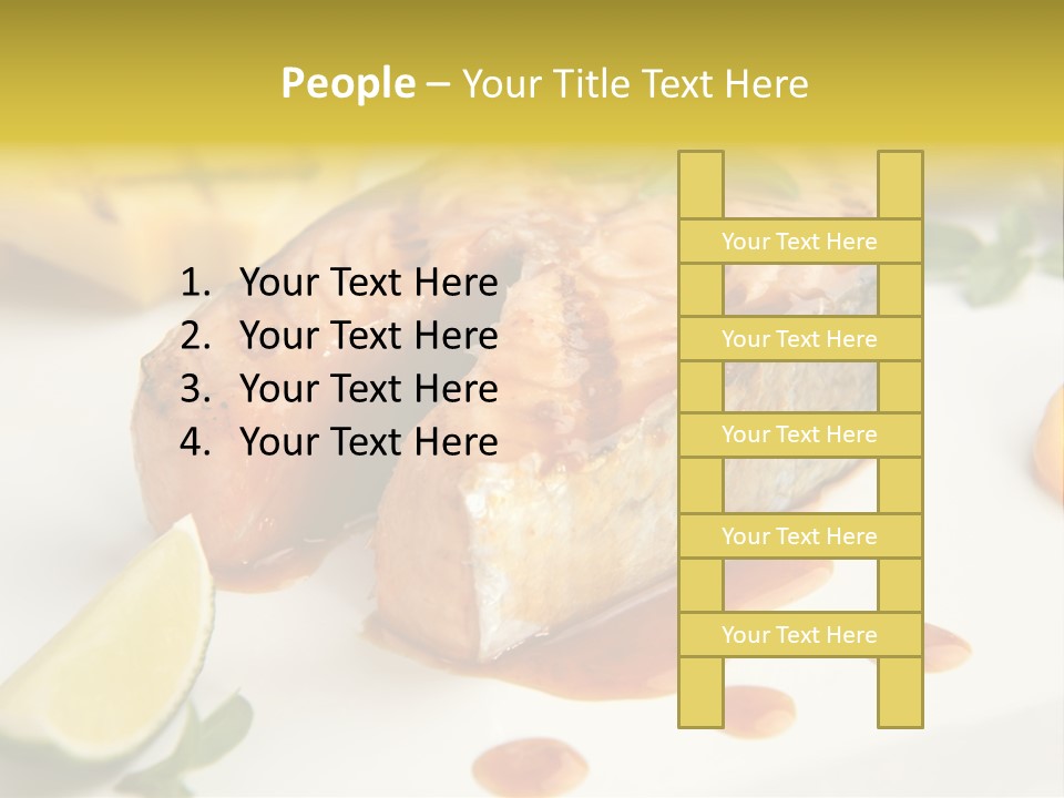 Plate Dish Restaurant PowerPoint Template