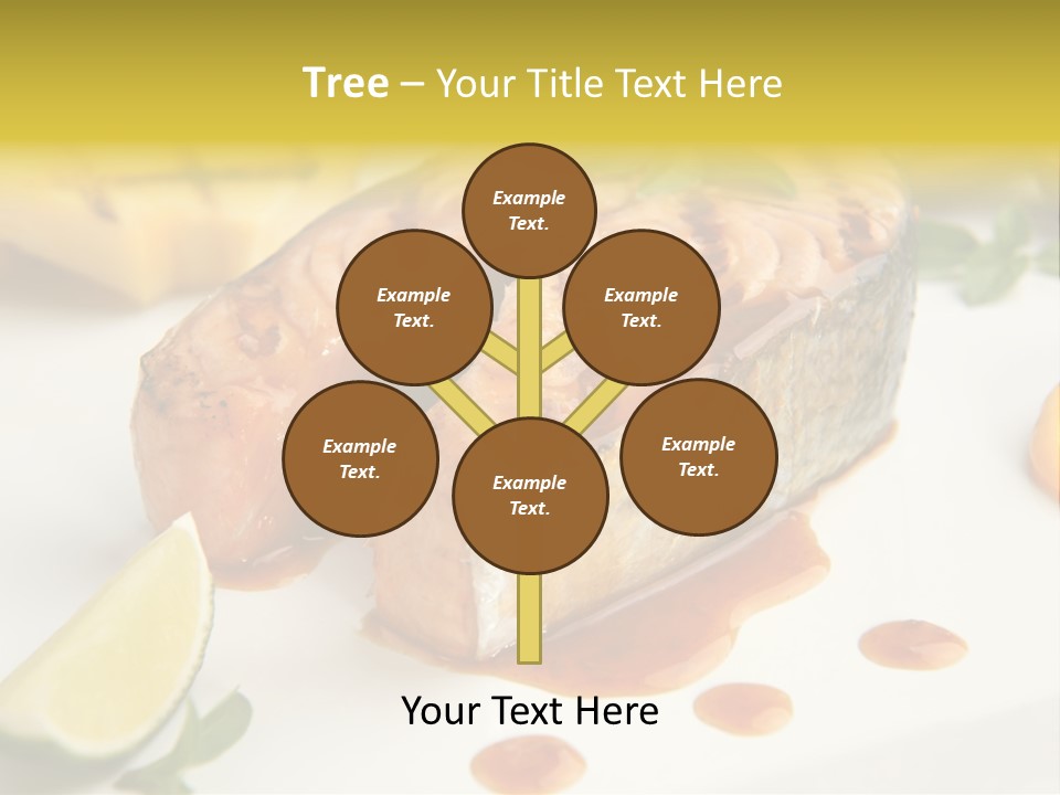 Plate Dish Restaurant PowerPoint Template