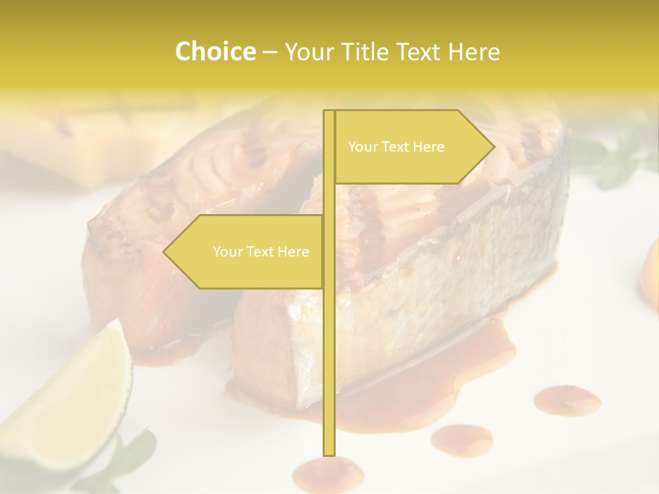 Plate Dish Restaurant PowerPoint Template