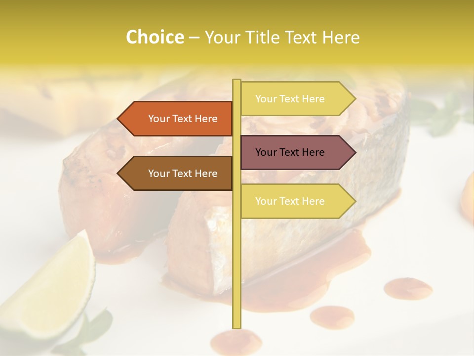 Plate Dish Restaurant PowerPoint Template