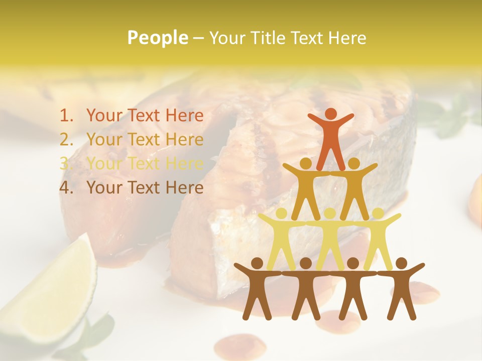 Plate Dish Restaurant PowerPoint Template