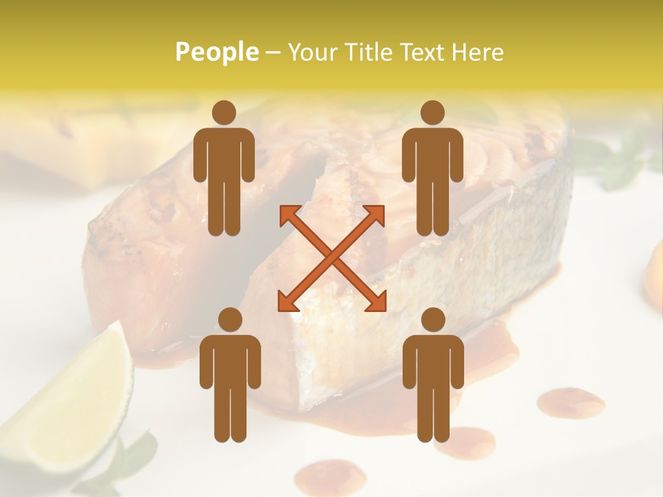 Plate Dish Restaurant PowerPoint Template