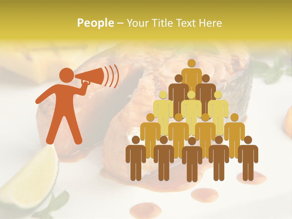 Plate Dish Restaurant PowerPoint Template