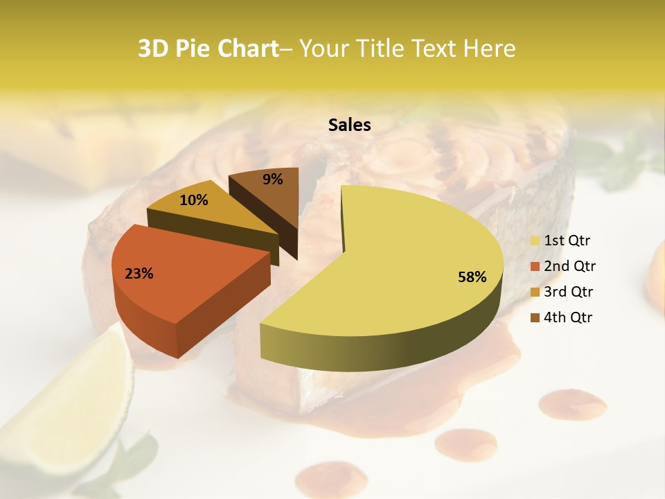 Plate Dish Restaurant PowerPoint Template