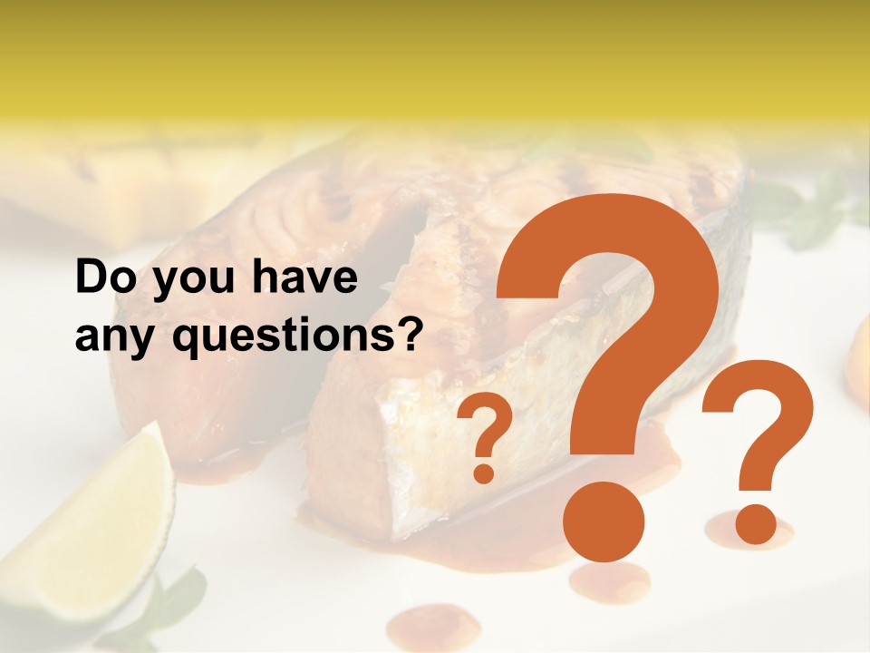 Plate Dish Restaurant PowerPoint Template