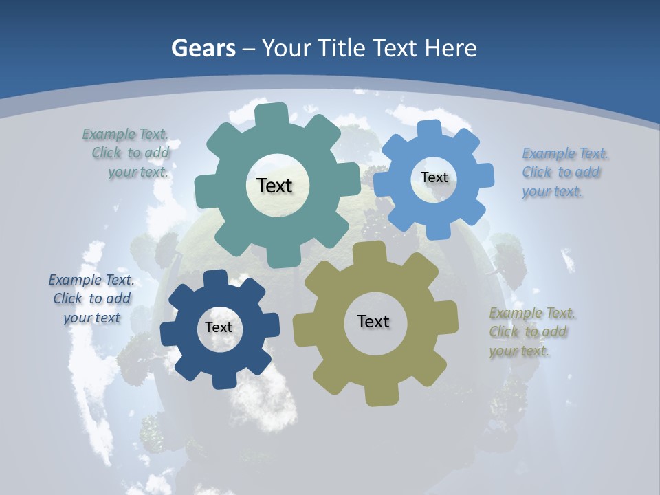 Spherical Global Air PowerPoint Template
