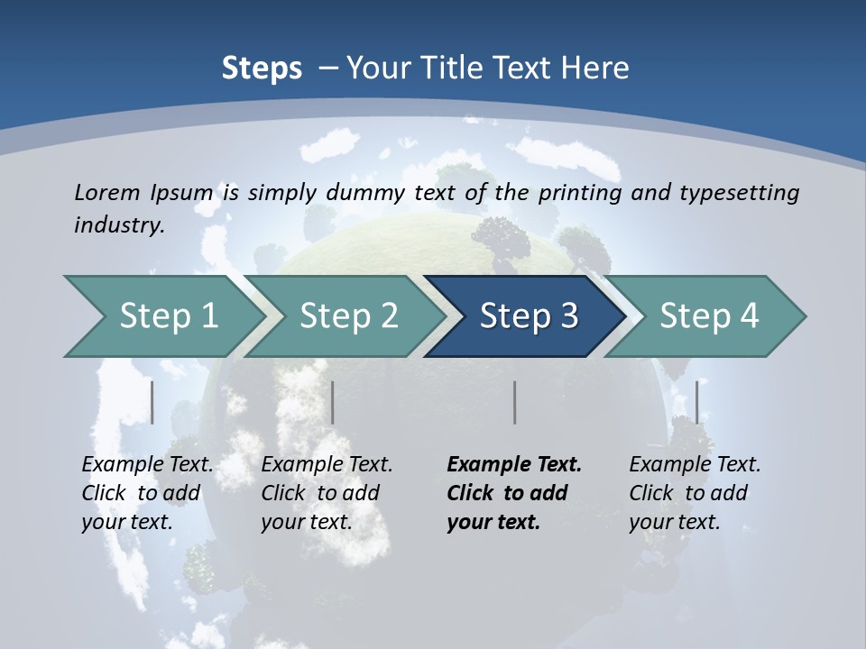 Spherical Global Air PowerPoint Template