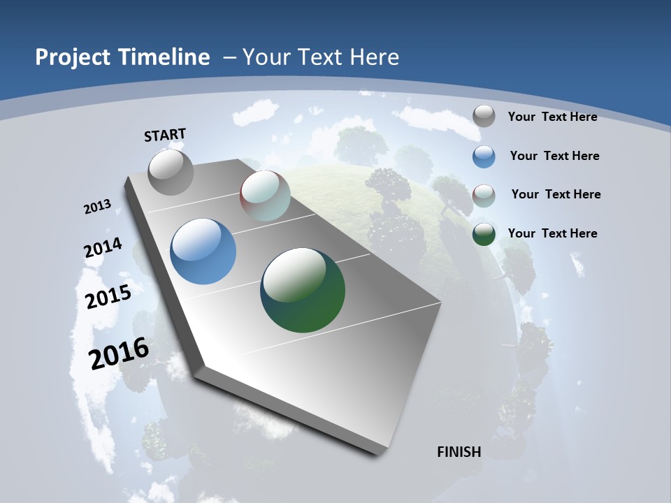 Spherical Global Air PowerPoint Template