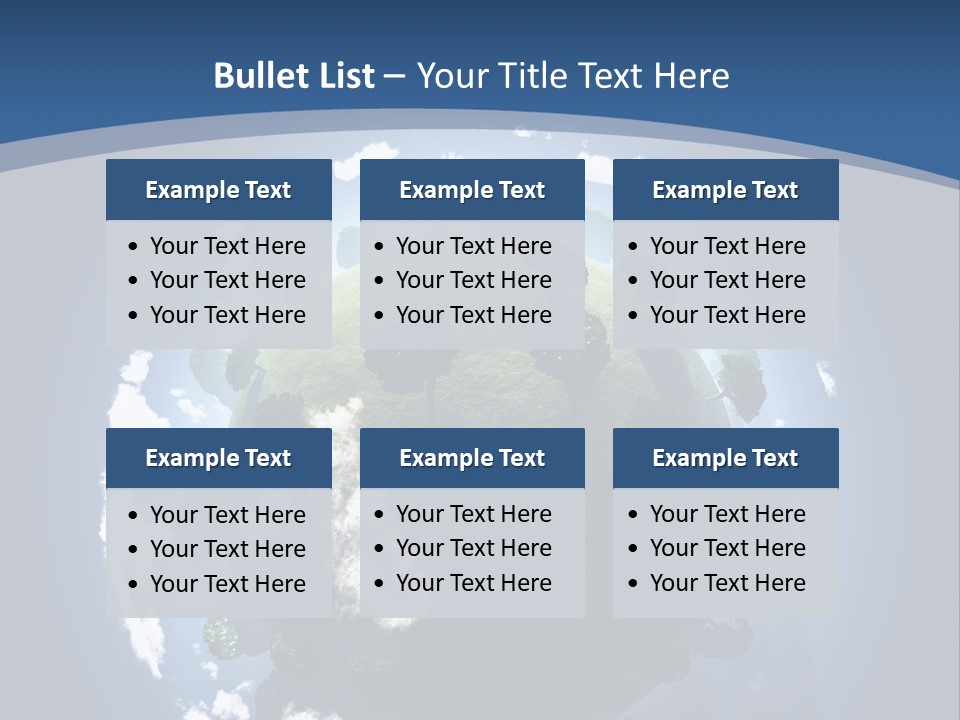 Spherical Global Air PowerPoint Template