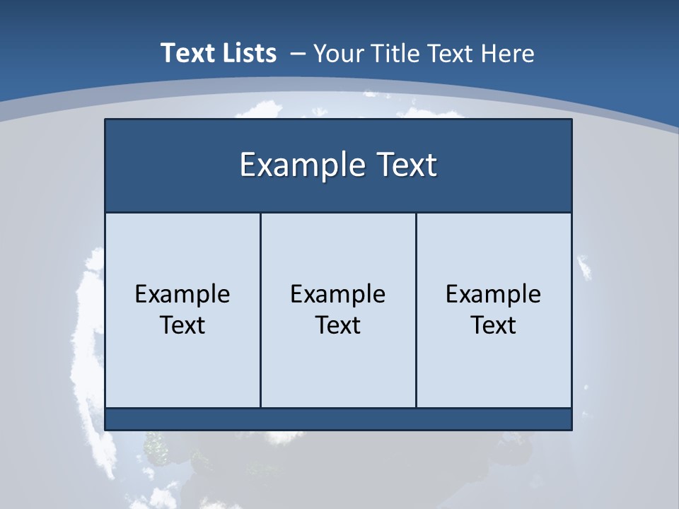 Spherical Global Air PowerPoint Template