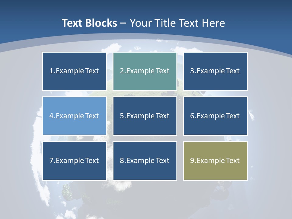 Spherical Global Air PowerPoint Template