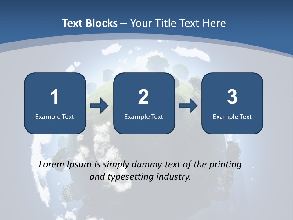 Spherical Global Air PowerPoint Template