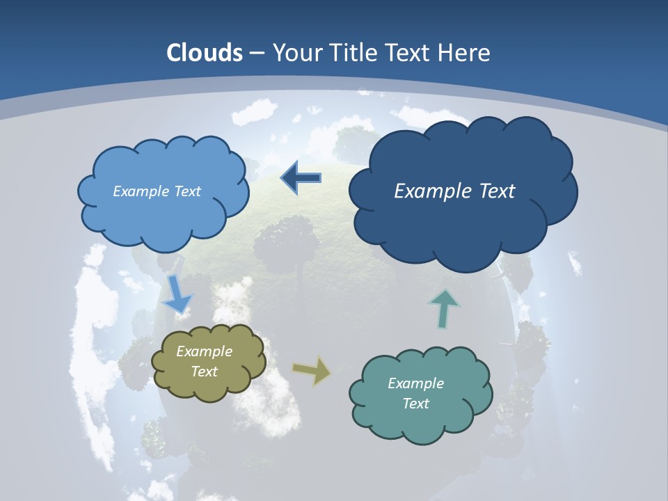 Spherical Global Air PowerPoint Template