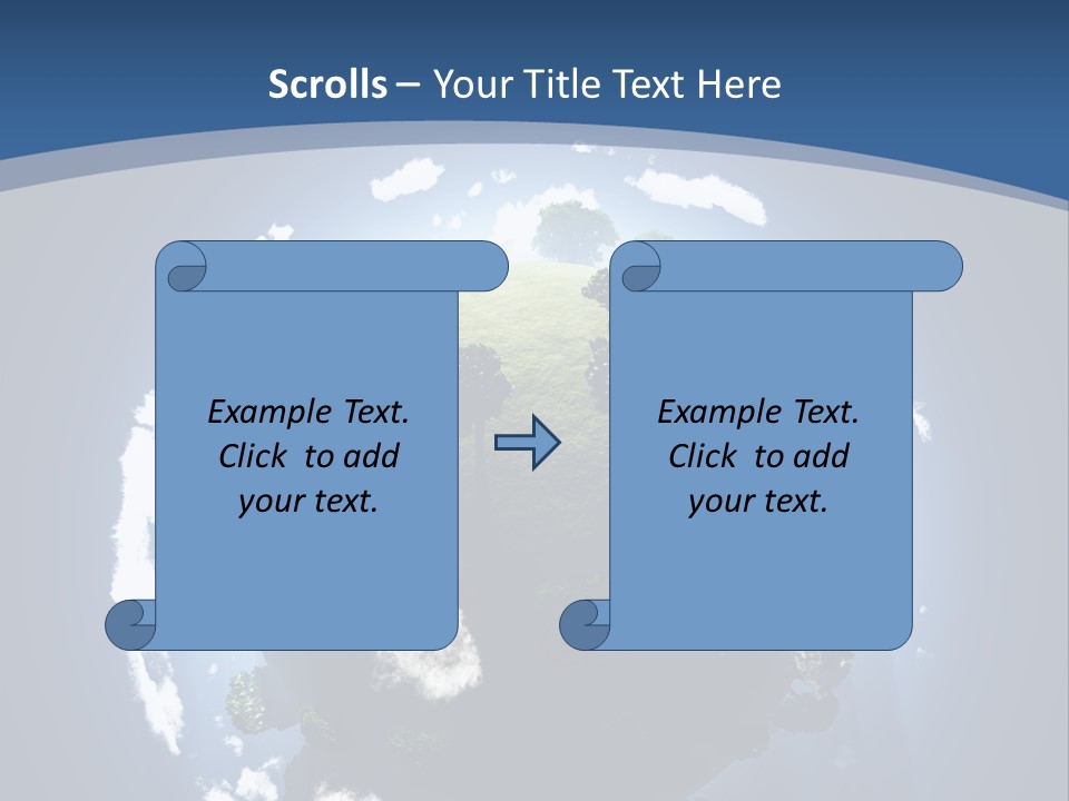 Spherical Global Air PowerPoint Template