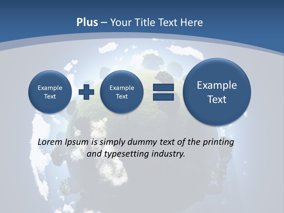Spherical Global Air PowerPoint Template