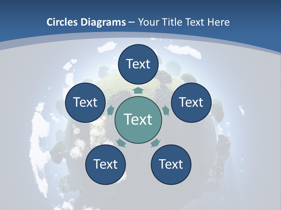 Spherical Global Air PowerPoint Template