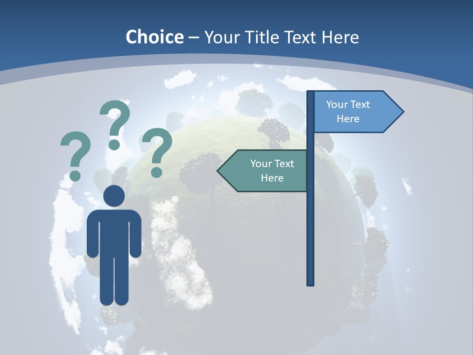 Spherical Global Air PowerPoint Template