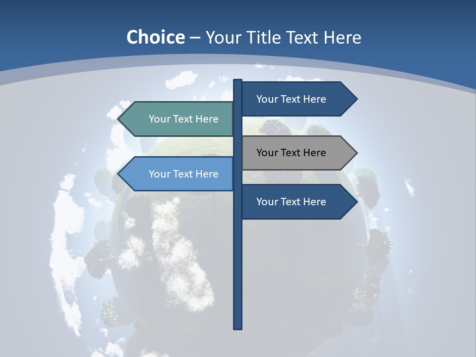 Spherical Global Air PowerPoint Template
