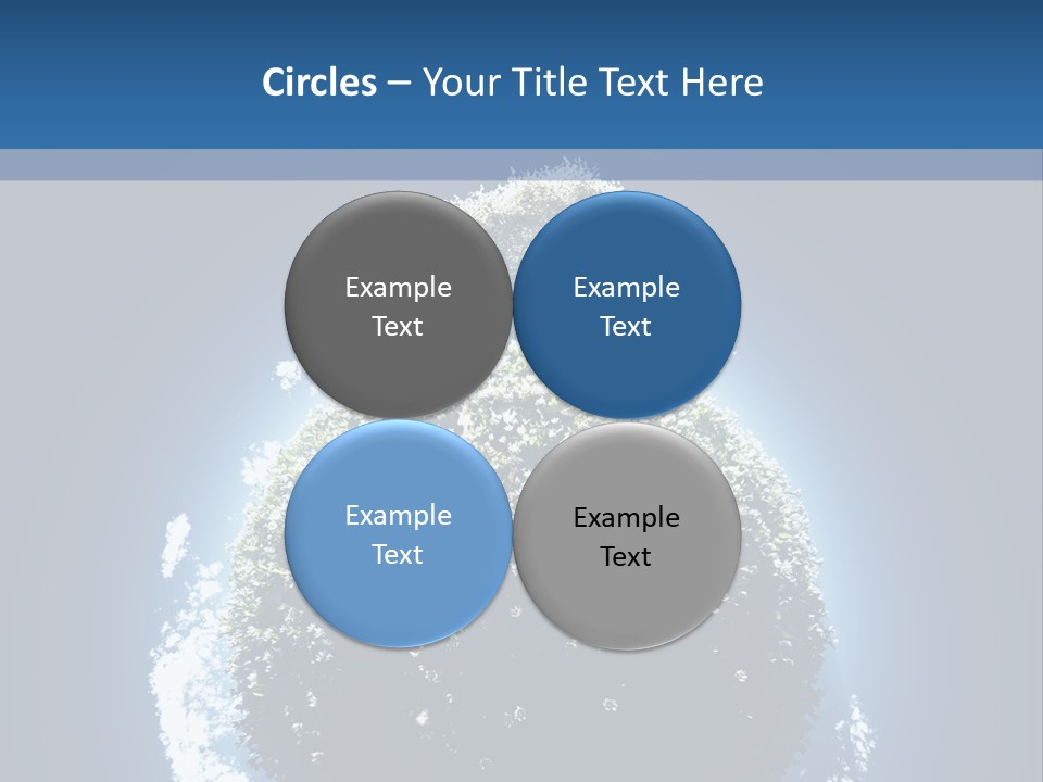 Spherical Sunlight Leaf PowerPoint Template