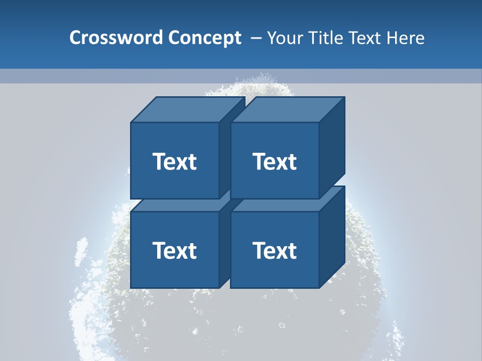 Spherical Sunlight Leaf PowerPoint Template