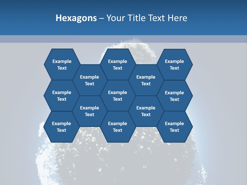 Spherical Sunlight Leaf PowerPoint Template