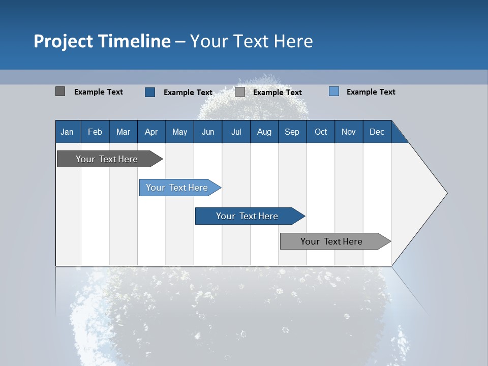Spherical Sunlight Leaf PowerPoint Template