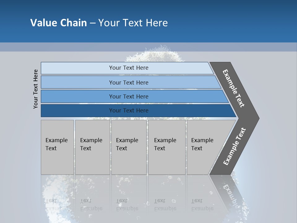 Spherical Sunlight Leaf PowerPoint Template