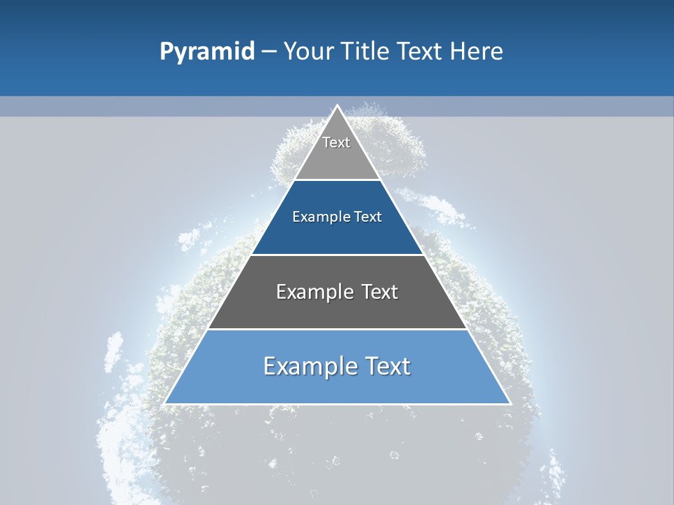 Spherical Sunlight Leaf PowerPoint Template