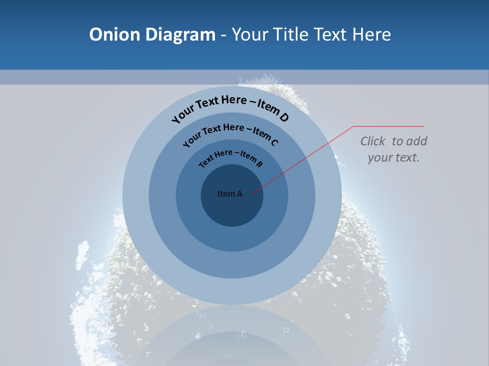 Spherical Sunlight Leaf PowerPoint Template