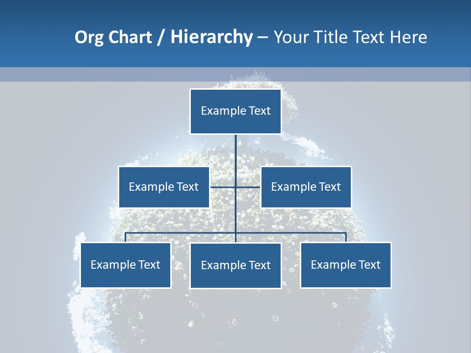 Spherical Sunlight Leaf PowerPoint Template