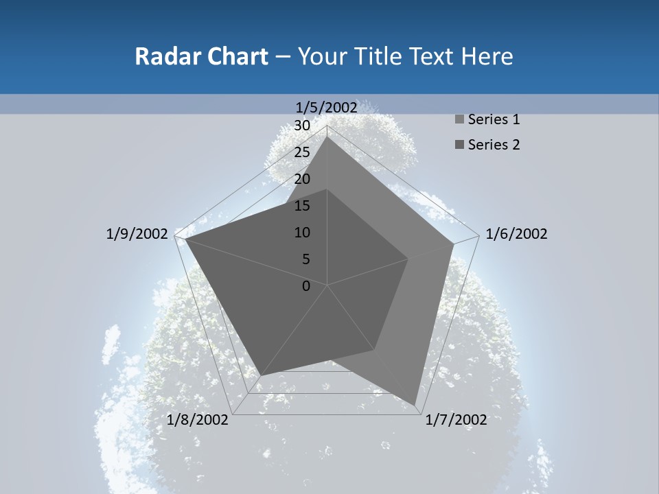 Spherical Sunlight Leaf PowerPoint Template