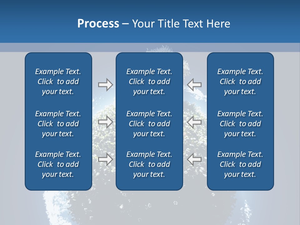 Spherical Sunlight Leaf PowerPoint Template