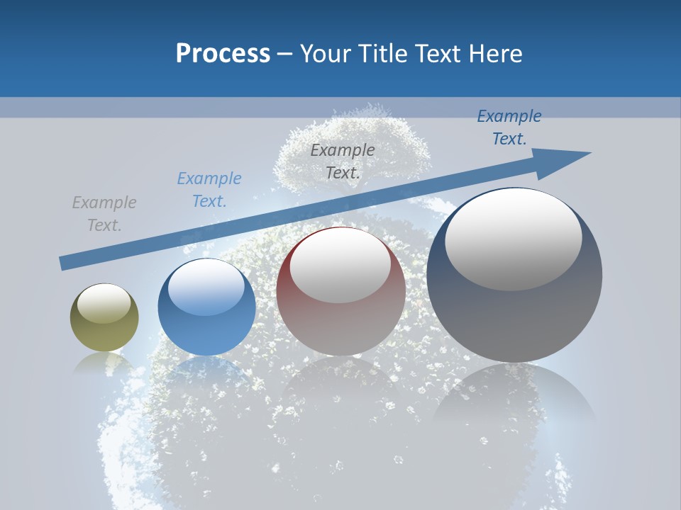 Spherical Sunlight Leaf PowerPoint Template