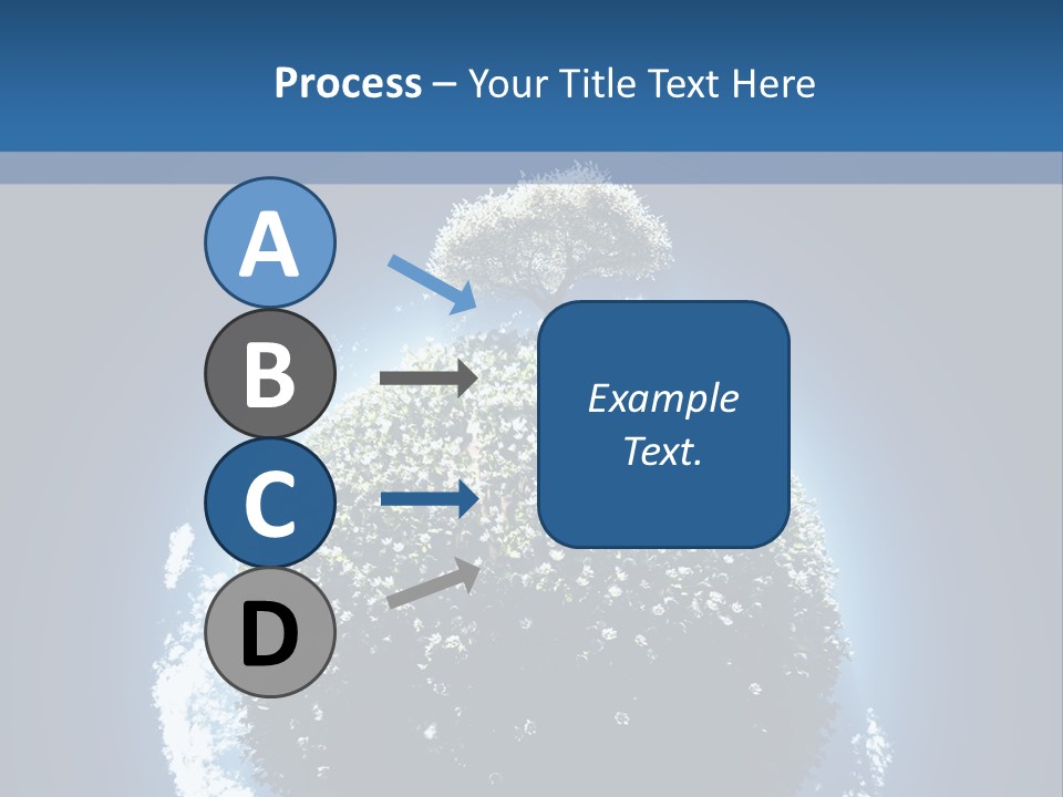 Spherical Sunlight Leaf PowerPoint Template