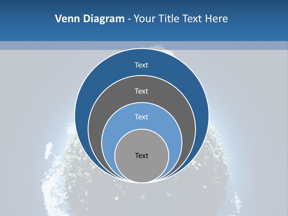 Spherical Sunlight Leaf PowerPoint Template