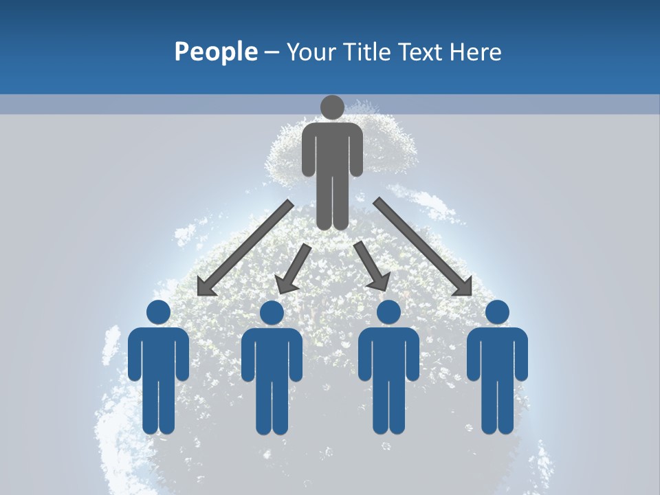 Spherical Sunlight Leaf PowerPoint Template