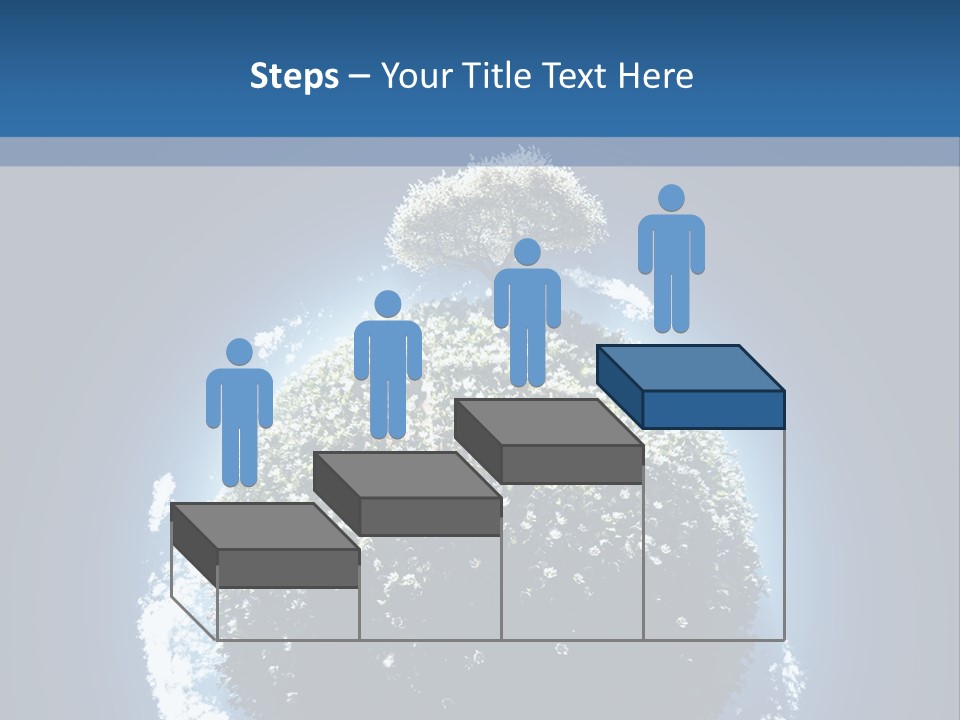 Spherical Sunlight Leaf PowerPoint Template