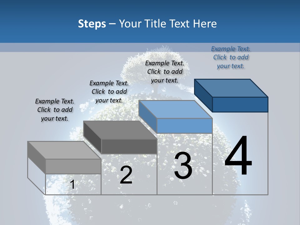 Spherical Sunlight Leaf PowerPoint Template