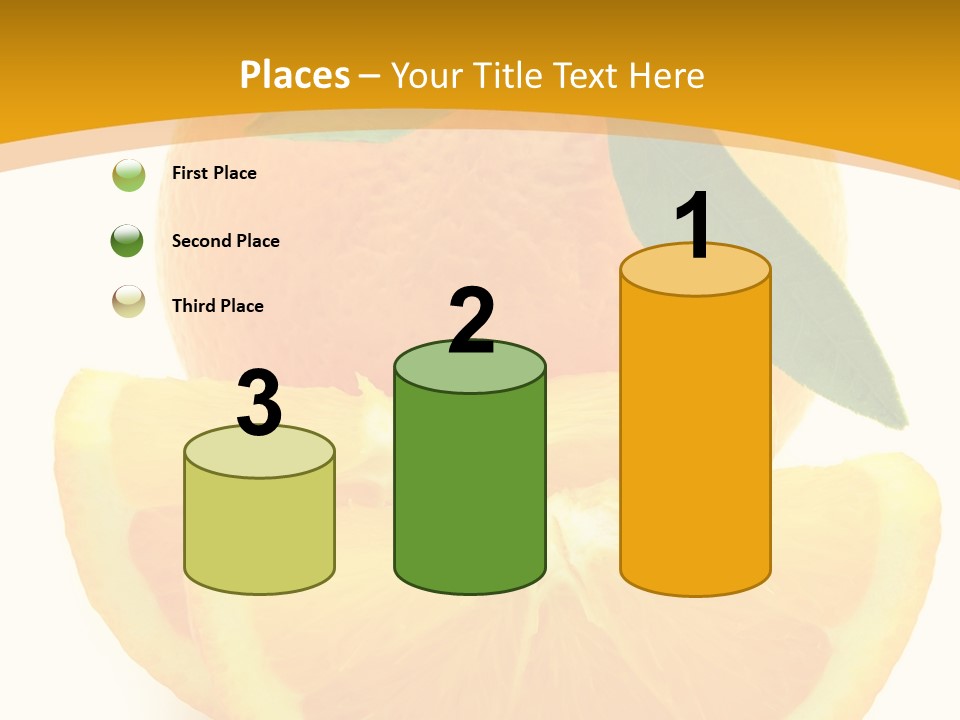 Peel Healthy Food PowerPoint Template